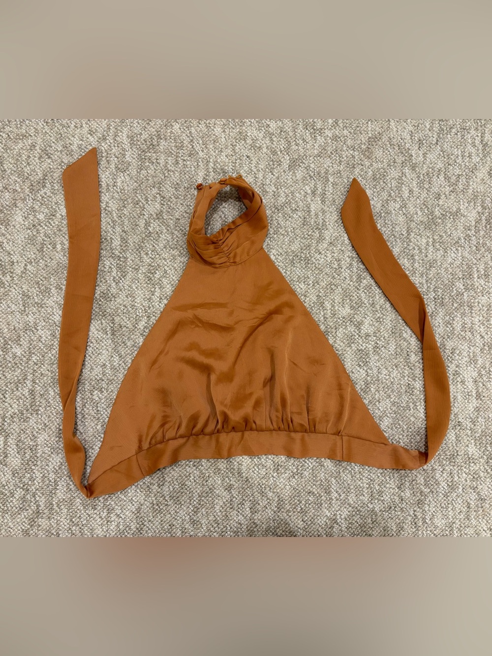 Princess Polly Rust Brown Crop Top